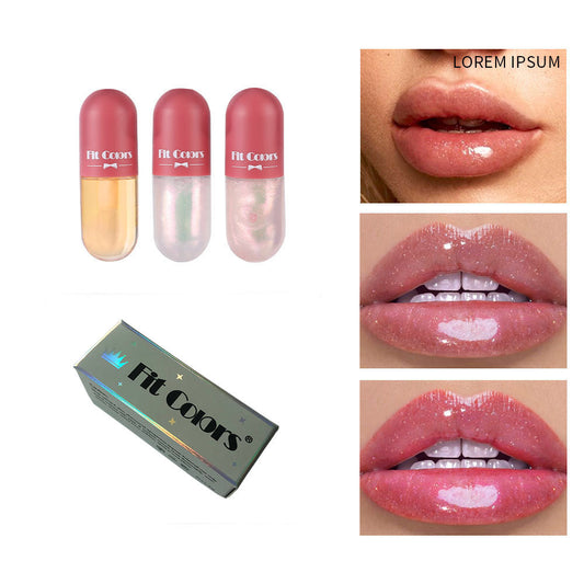 LIP GLOSS OIL - Fit Colors Mini Capsule Lip Gloss, Moisturizing, Transparent, Color Changing - Yo'rTotal Beauty