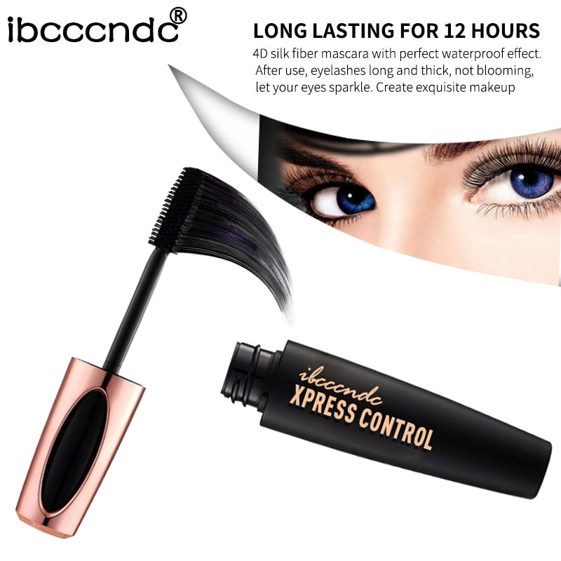 Silk Fiber, Thick, LENGTHENING EYELASHES MASCARA - Waterproof Rimel 3d Mascara For Eyelash Extension Black - Yo'rTotal Beauty