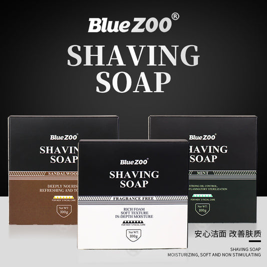 MEN'S SHAVING SOAP - BlueZOO Men's Facial/Beard Shaving Foaming Soap - Yo'rTotal Beauty