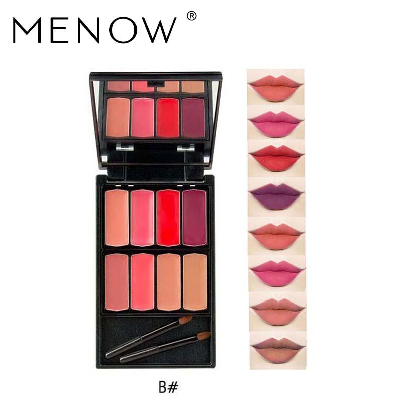 THE LIP PALETTE - Menow Brand (8 colors) Waterproof Lasting Moisturizer Lipsticks L501 - Yo'rTotal Beauty
