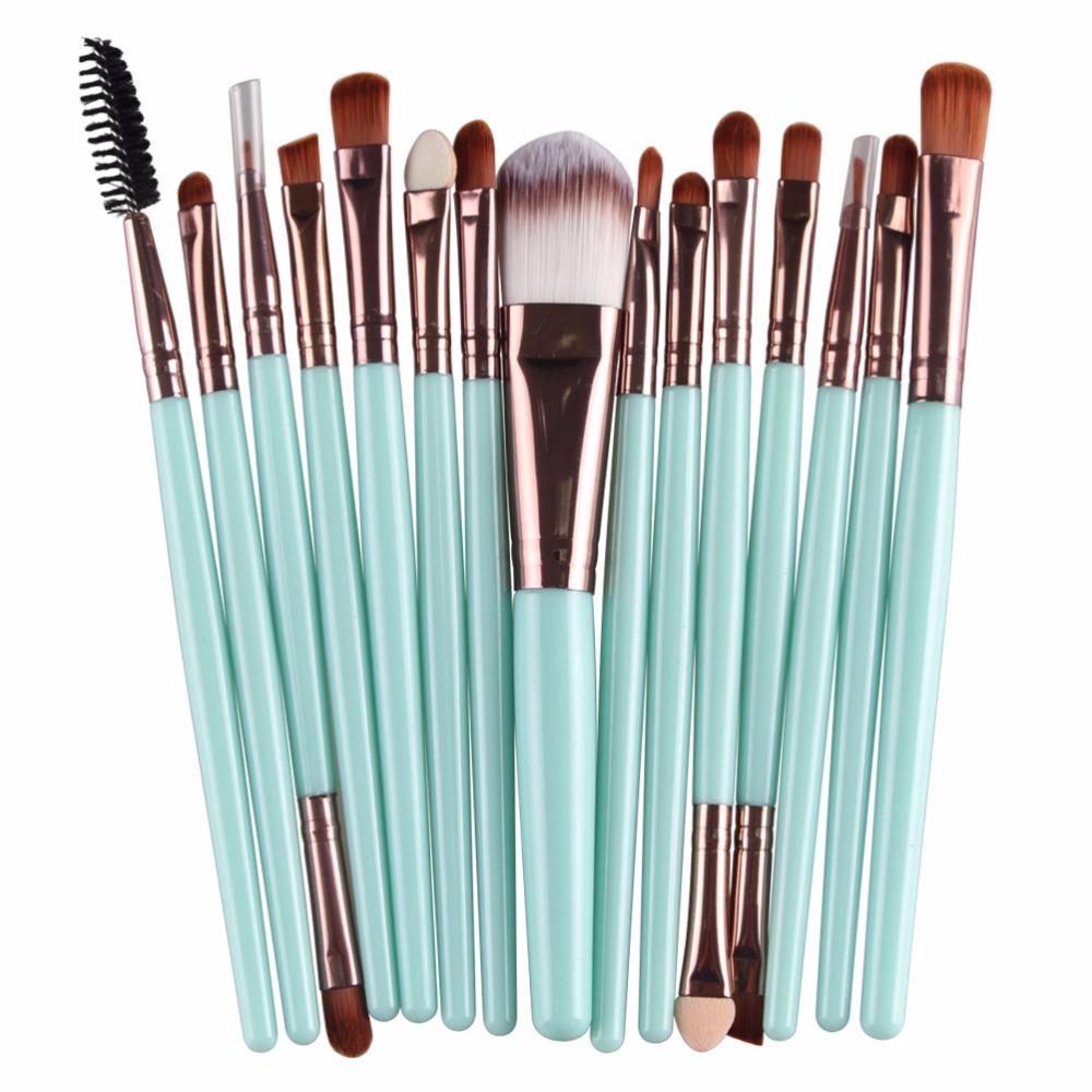 Makeup Brushes Set(15Pcs), Eye Shadow Foundation Powder Eyeliner Eyelash Lip Make Up Brush Cosmetic Beauty Tool - Yo'rTotal Beauty