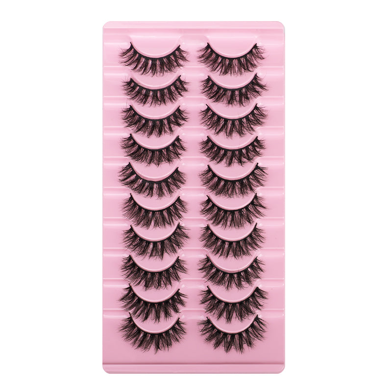 10 Pairs Of Messy THICK FALSE EYELASHES - (6 Styles to choose from) - Yo'rTotal Beauty