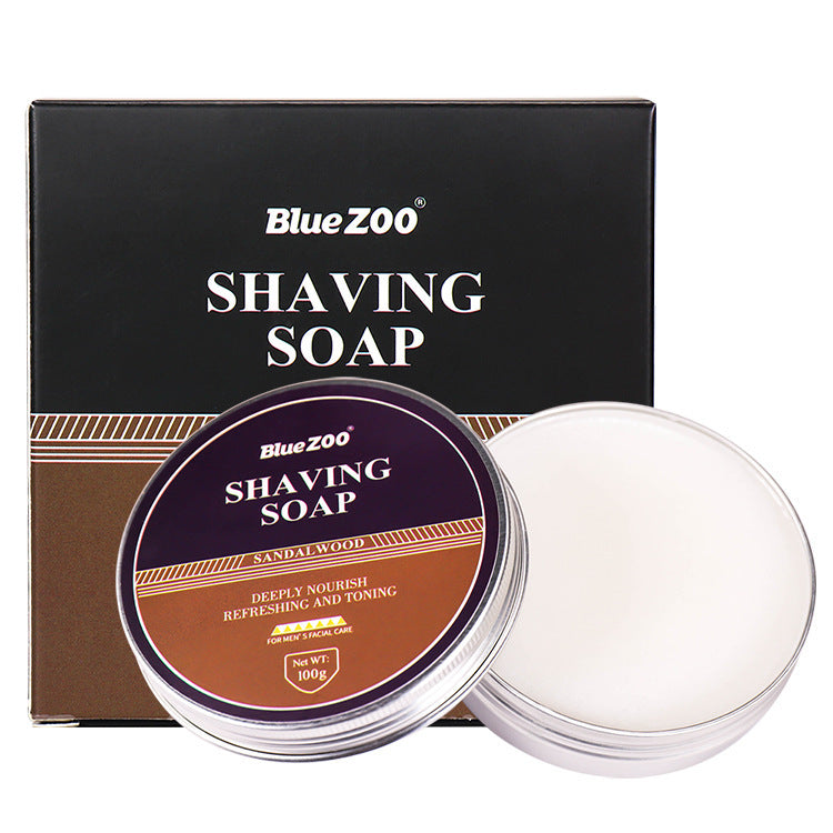 MEN'S SHAVING SOAP - BlueZOO Men's Facial/Beard Shaving Foaming Soap - Yo'rTotal Beauty