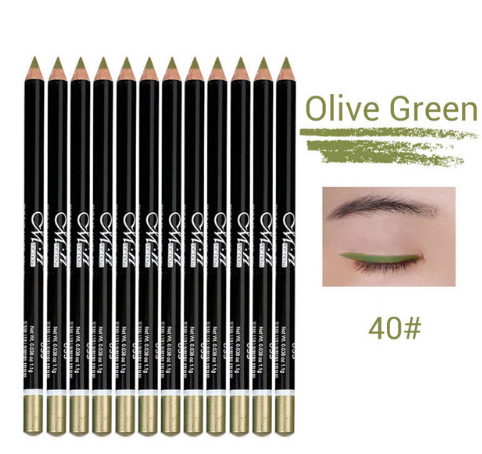 MENOW (12 Colors or 12 Black) 3n1 EYE PENCIL - 1)Eyeliner Pencil, 2)Eyebrow Pencil, and 3)Lip Liner - Yo'rTotal Beauty