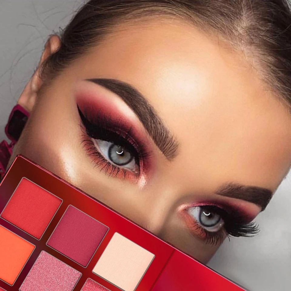 9color EYE SHADOW PALETTE Matte Shimmer Glitter Eye Shadow Powder - Makeup Kit - Yo'rTotal Beauty
