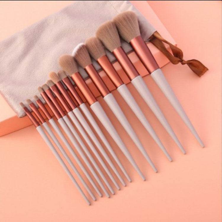 13Pcs Makeup Brush Set - Make Up Concealer Brush, Blush Powder Brush, Eye Shadow Highlighter Foundation Brush - Cosmetic Beauty Tools - Yo'rTotal Beauty