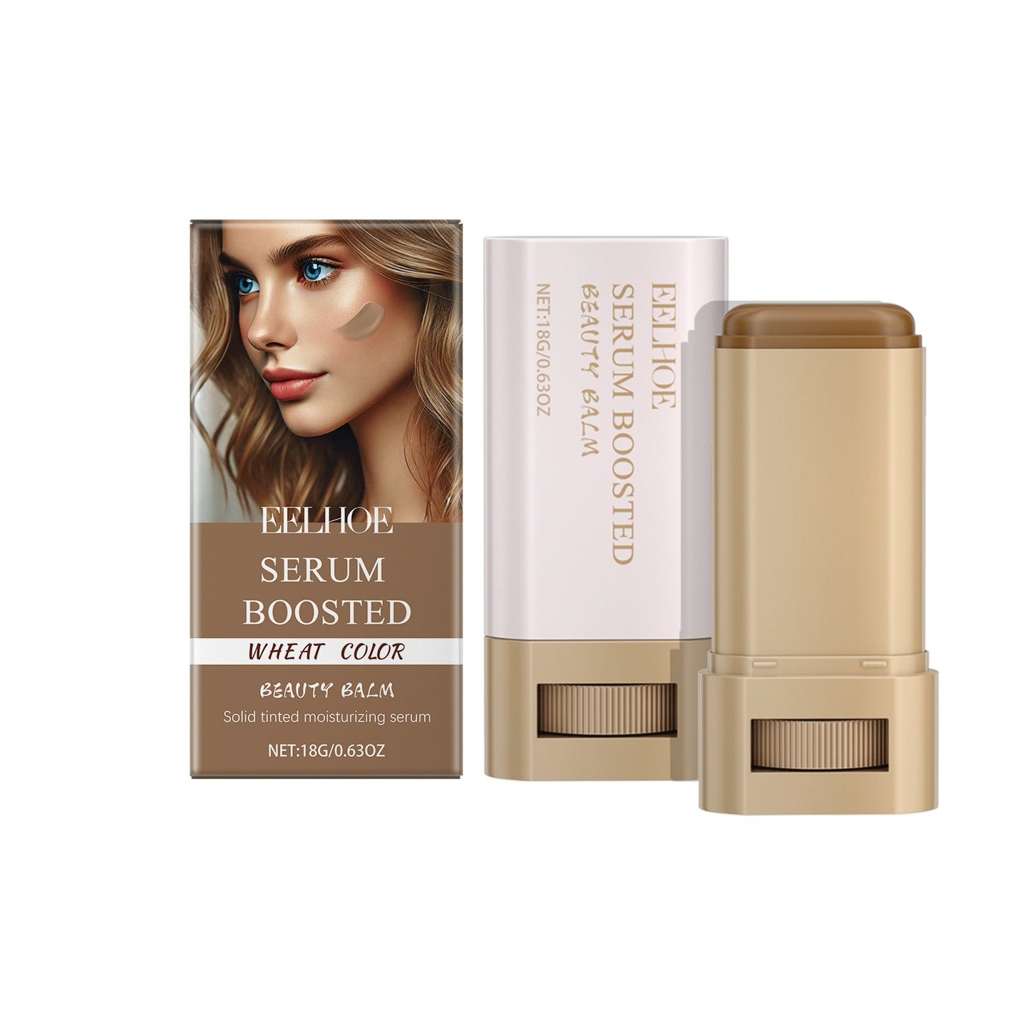 Moisturizing Foundation Make-up Stick with Brush - Yo'rTotal Beauty