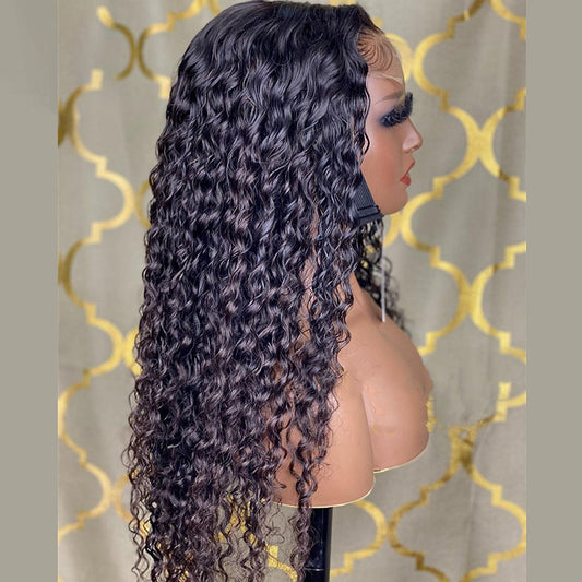 Ladies Wig - Front Lace, Curly, High Temperature, Silk Wig - Yo'rTotal Beauty