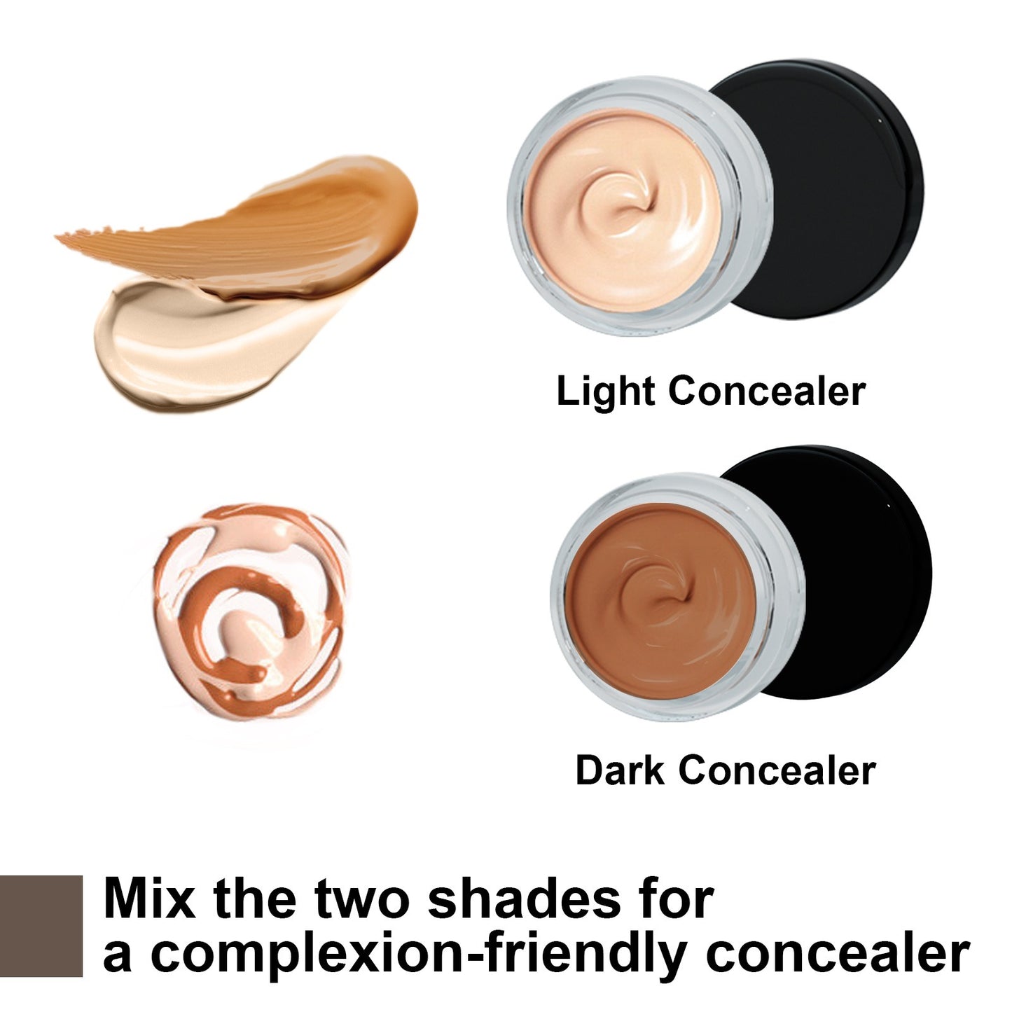 EELHOE Tattoo Concealer - waterproof, cover tattoo, scar, birthmark cover - invisible two-color concealer - Yo'rTotal Beauty