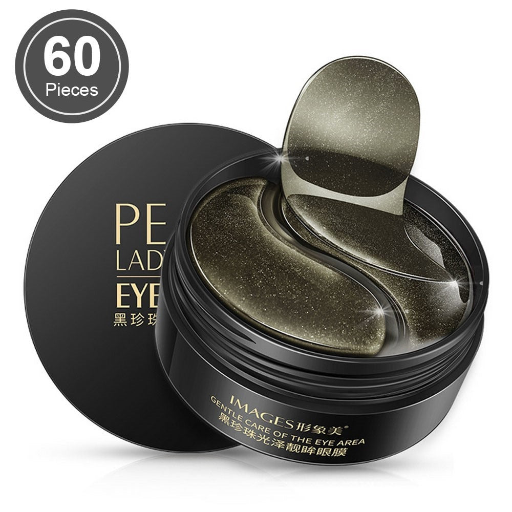 Black Pearl   COLLAGEN Mask Natural Moisturizing GEL EYE PATCHES Remove Dark Circles Anti Age Bag Eye Wrinkle 60 Piece Skin Care - Yo'rTotal Beauty