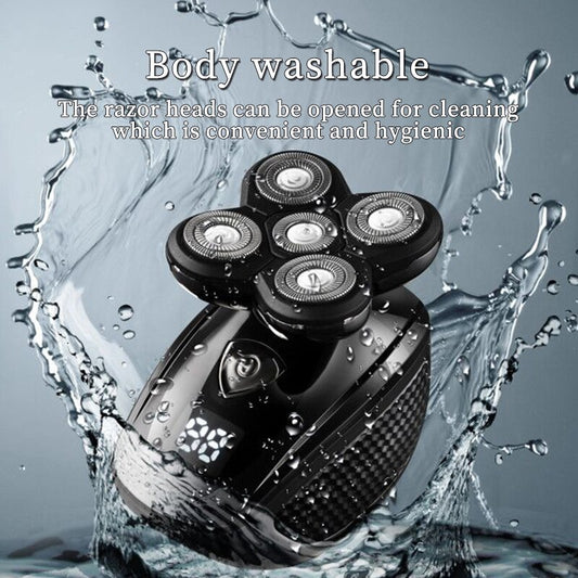 ELECTIC (Wet Dry) SHAVER For Men  Multifunctional Grooming kit - Electric Razor (Rechargeable), Bald Head Shaving Machine,Beard Trimmer - Yo'rTotal Beauty