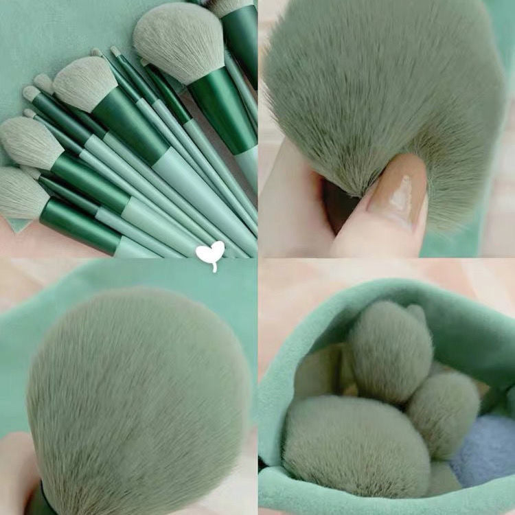 13Pcs Makeup Brush Set - Make Up Concealer Brush, Blush Powder Brush, Eye Shadow Highlighter Foundation Brush - Cosmetic Beauty Tools - Yo'rTotal Beauty