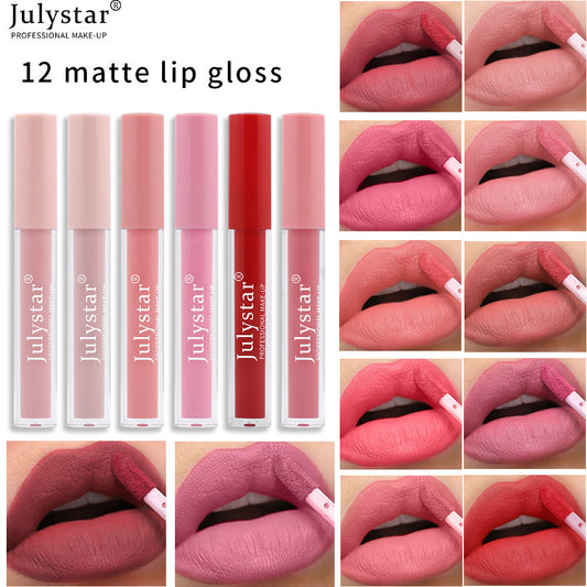 Fog Matte Makeup Free Ice Cream Lip Glaze Velvet Does Not Stick To Lip Mud - Yo'rTotal Beauty