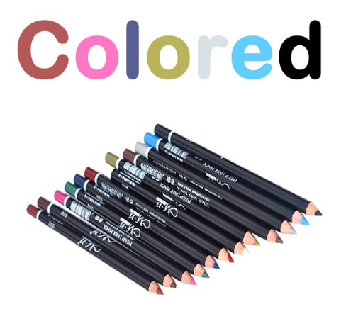 MENOW (12 Colors or 12 Black) 3n1 EYE PENCIL - 1)Eyeliner Pencil,  2)Eyebrow Pencil, and 3)Lip Liner - Yo'rTotal Beauty