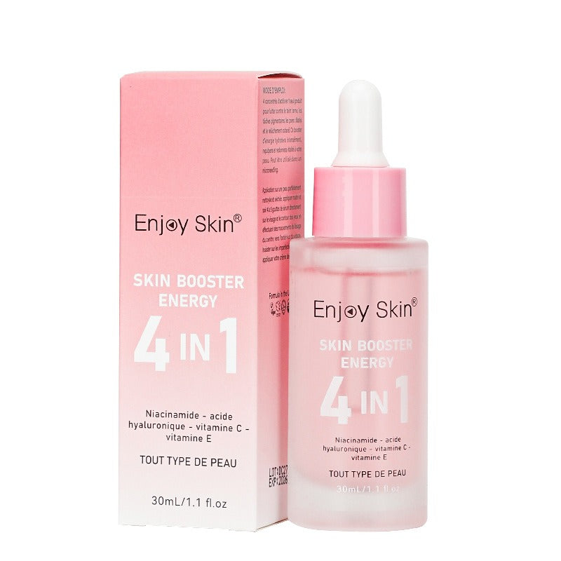 4 In 1  Anti-Aging - Hyaluronic Acid, Niacinamide, Vitamin C & E  Facial Serum - Yo'rTotal Beauty