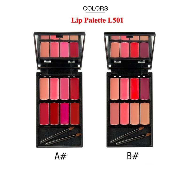 THE LIP PALETTE  - Menow Brand (8 colors)  Waterproof Lasting Moisturizer Lipsticks L501 - Yo'rTotal Beauty
