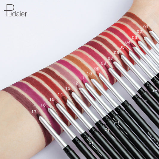 Pudaier Stereo Matte 17 Color LIP LINER PEN / EYE LINER PEN - Yo'rTotal Beauty