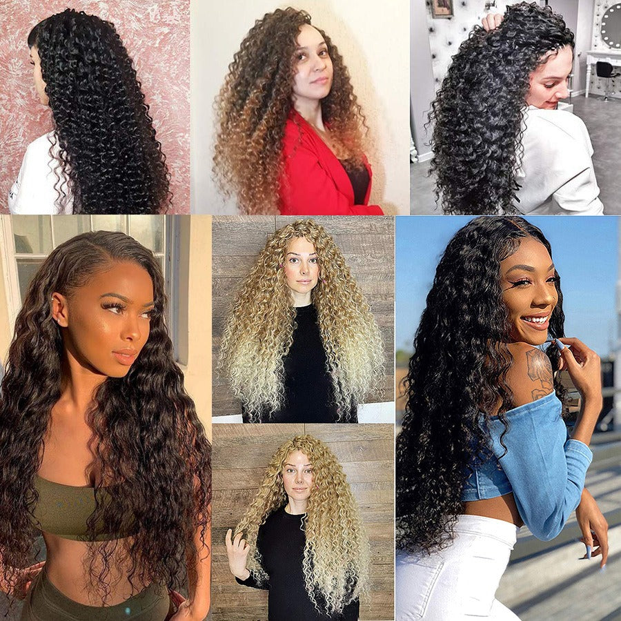 African crochet hair wig Deep Wave hair Latin American curly braided hair fluffy - Yo'rTotal Beauty
