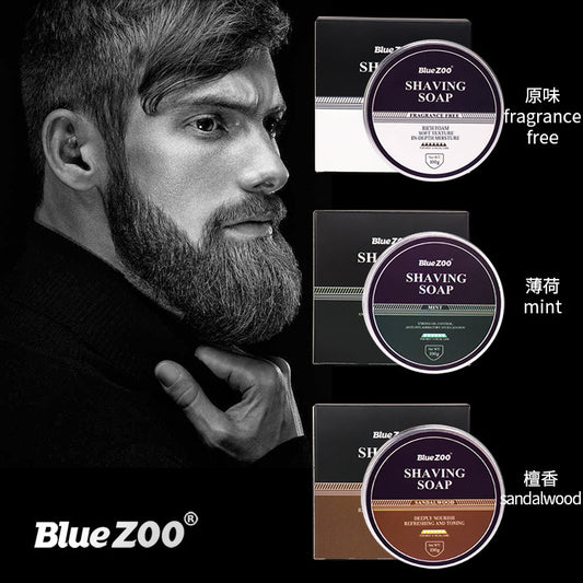 MEN'S SHAVING SOAP - BlueZOO Men's Facial/Beard Shaving Foaming Soap - Yo'rTotal Beauty