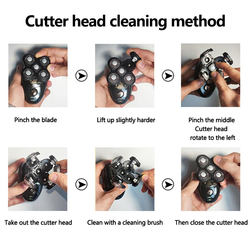 ELECTIC (Wet Dry) SHAVER For Men  Multifunctional Grooming kit - Electric Razor (Rechargeable), Bald Head Shaving Machine,Beard Trimmer - Yo'rTotal Beauty