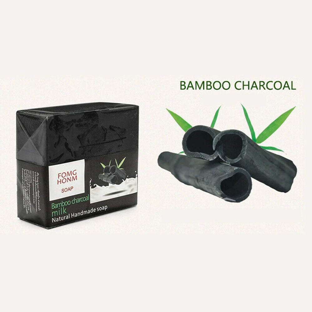 Thai Natural Fruit Soap Moisturizing  Rose Bamboo Charcoal Hydrating Exfoliating Hand Washing Cleansing Soap Bath Soap TSLM1 - Yo'rTotal Beauty